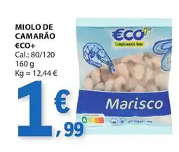 E.Leclerc Miolo de camarão €co+ promoção