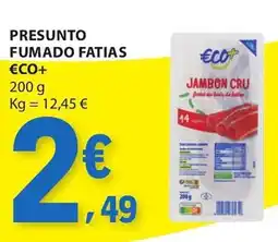 E.Leclerc Presunto fumado fatias €co+ promoção