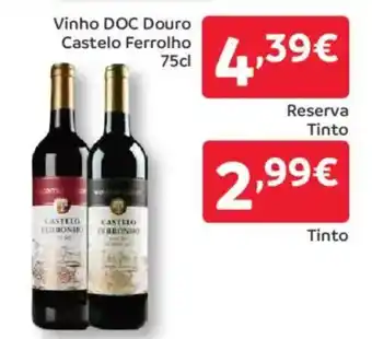 Vinho DOC Douro Castelo Ferrolho Reserva Tinto