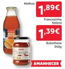 Amanhecer Molhos Francesinha promoção