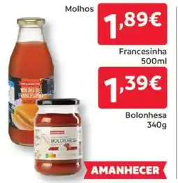 Amanhecer Molhos Bolonhesa promoção