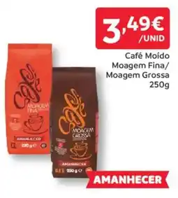 Amanhecer Café Moído Moagem Fina/ Moagem Grossa promoção
