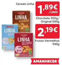 Amanhecer Cereais Linha Frutos Vermelhos promoção