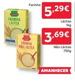Amanhecer Farinha Láctea promoção