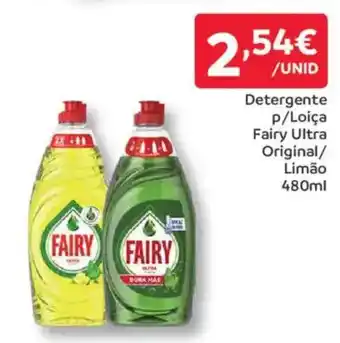 Amanhecer Detergente P/Loiça Fairy Ultra promoção
