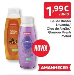 Amanhecer Gel de Banho promoção