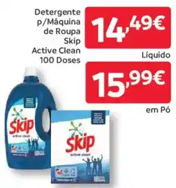 Amanhecer Detergente P/Máquina de Roupa Skip Active Clean Líquido promoção