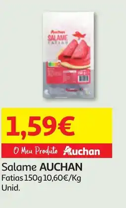 Minipreço Salame AUCHAN Fatias promoção