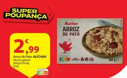 Minipreço Arroz de Pato AUCHAN promoção