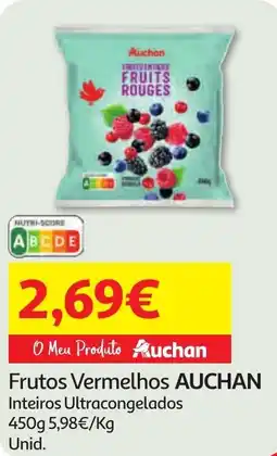 Minipreço Frutos Vermelhos AUCHAN promoção