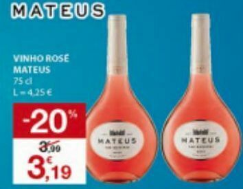 E.Leclerc Vinho rosé vitalis promoção