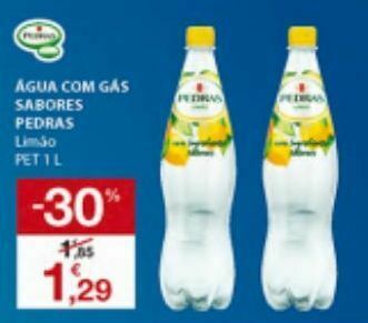 E.Leclerc Água com gás pedras promoção