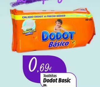 Toalhas umedecidas dodot