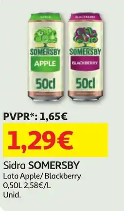 Minipreço Sidra SOMERSBY promoção