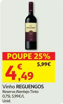 Minipreço Vinho REGUENGOS promoção