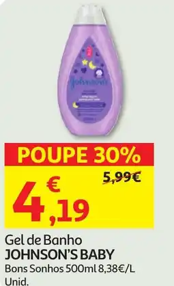 Minipreço Gel de Banho JOHNSON'S BABY promoção