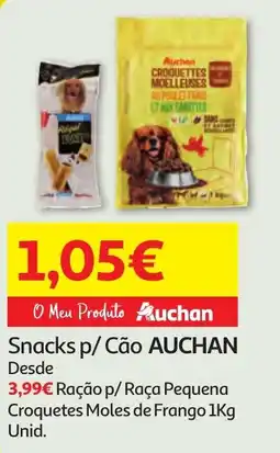 Minipreço Snacks p/ Cão AUCHAN promoção