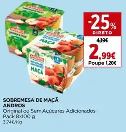 El Corte Inglés Sobremesa de maçã andros promoção