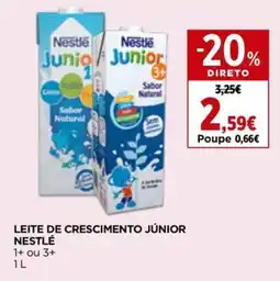 El Corte Inglés Leite de crescimento júnior nestlé promoção