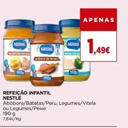 El Corte Inglés Refeição infantil nestlé promoção