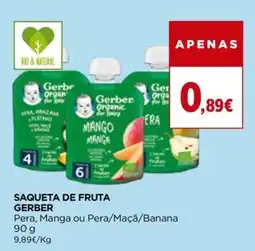 El Corte Inglés Saqueta de fruta gerber promoção