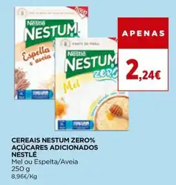 El Corte Inglés Cereais nestum zero% açúcares adicionados nestlé promoção