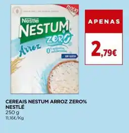 El Corte Inglés Cereais nestum arroz zero% nestlé promoção