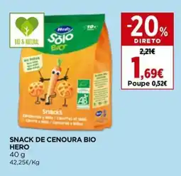 El Corte Inglés Snack de cenoura bio hero promoção