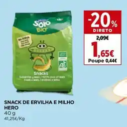 El Corte Inglés Snack de ervilha e milho hero promoção
