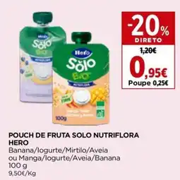 El Corte Inglés Pouch de fruta solo nutriflora hero promoção