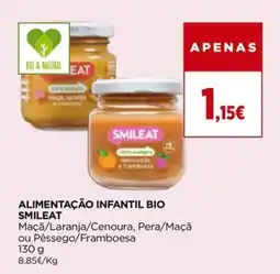 El Corte Inglés Alimentação infantil bio smileat promoção