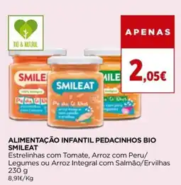 El Corte Inglés Alimentação infantil pedacinhos bio smileat promoção