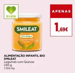 El Corte Inglés Alimentação infantil bio smileat promoção
