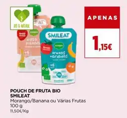 El Corte Inglés Pouch de fruta bio smileat promoção