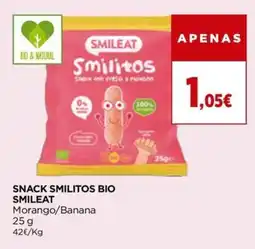El Corte Inglés Snack smilitos bio smileat promoção