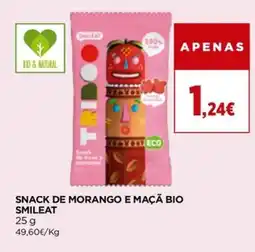 El Corte Inglés Snack de morango e maçã bio smileat promoção