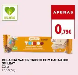 El Corte Inglés Bolacha wafer triboo com cacau bio smileat promoção