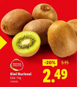Lidl Kiwi Nacional promoção