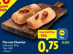 Lidl Pão com Chouriço promoção