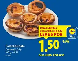 Lidl Pastel de Nata promoção