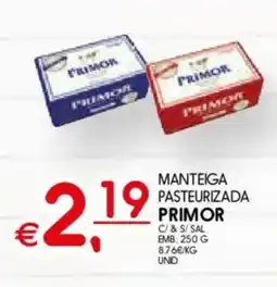 Meu Super Manteiga pasteurizada primor promoção
