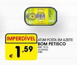 Meu Super Atum posta em azeite bom petisco promoção