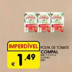 Meu Super Polpa de tomate compal promoção