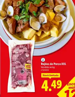 Lidl Rojões de Porco XXL promoção