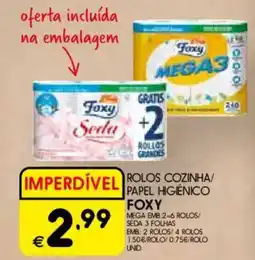 Meu Super Rolos cozinha/ papel higienico foxy promoção