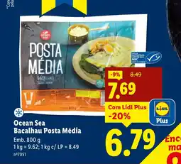 Lidl Ocean Sea Bacalhau Posta Média promoção