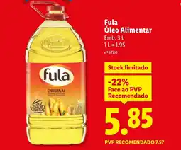 Lidl Fula Óleo Alimentar promoção