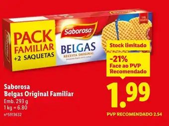 Lidl Saborosa Belgas Original Familiar promoção