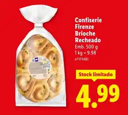 Lidl Confiserie Firenze Brioche Recheado promoção