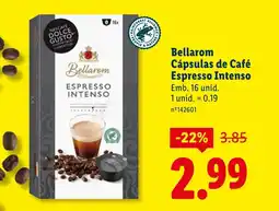 Lidl Bellarom Cápsulas de Café Espresso Intenso promoção